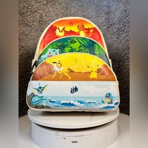 Loungefly: Pokemon - Elements Triple Pocket Mini Backpack